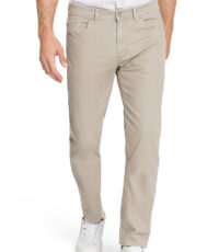 Pioneer grote maat megaflex stretch jeans beige model Thomas