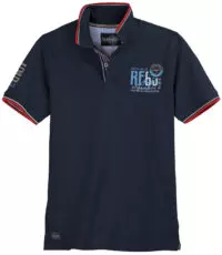 Redfield grote maat poloshirt korte mouw donkerblauw Ocean Sailing