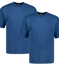 Adamo grote maat t-shirts Admiral Blue