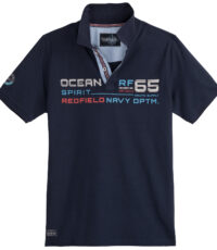 Redfield grote maat poloshirt korte mouw donkerblauw Ocean Spirit