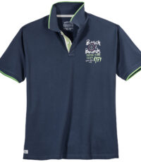 Redfield grote maat poloshirt korte mouw donkerblauw beach & boards