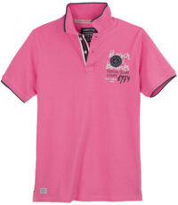 Redfield grote maat poloshirt korte mouw roze beach & boards