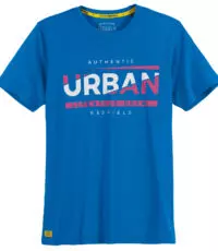 Redfield t-shirt grote maat ronde hals blauw Urban Lifestyle