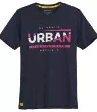Redfield t-shirt grote maat ronde hals donkerblauw Urban Lifestyle