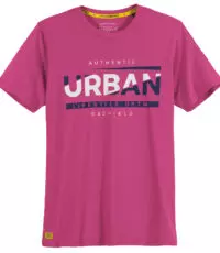 Redfield t-shirt grote maat ronde hals fuchsia Urban Lifestyle