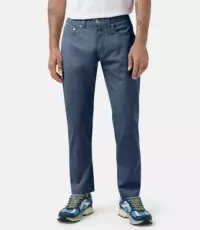 Pierre Cardin grote maat stretch jeans future flex blauw structuur Lyon Tapered