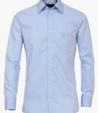 Casa Moda overhemd mouwlengte7 uni blauw strijkvrij