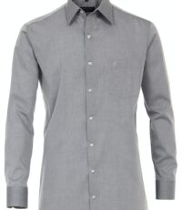 Casa Moda overhemd extra lange mouw mouwlengte7 uni grijs strijkvrij