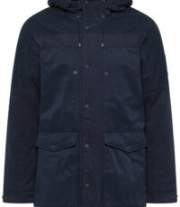 Mustang grote maat stretch winter parka jack donkerblauw