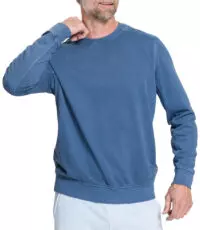 Pioneer grote maat ronde hals sweater blauw