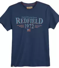 Redfield t-shirt grote maat ronde hals donkerblauw Redfield 1972