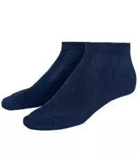 Adamo grote maat stretch sneaker sokken blauw