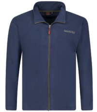Adamo lengte maat fleece vest blauw