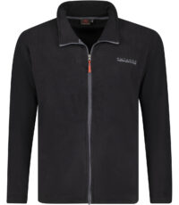 Adamo lengte maat fleece vest zwart