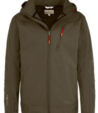Blue Wave grote maat outdoor soft shell jack groen