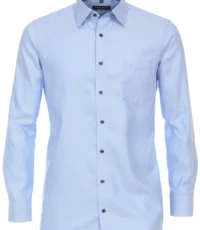 Casa Moda grote maat overhemd lange mouw blauw fantasie button down