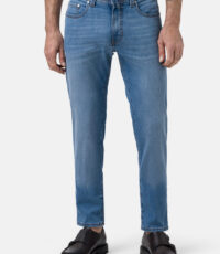 Pierre Cardin lengte maat futureflex stretch jeans lichtblauw light used Lyon tapered