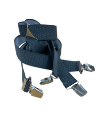 Extra lange bretels grijs pin point