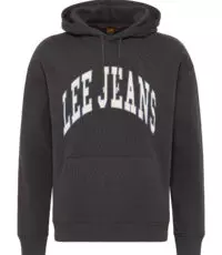 Lee grote maat hoodie sweater antracietgrijs Lee Jeans