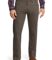 Pioneer grote maat stretch jeans donkergroen structuur