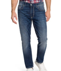 Pioneer lengte maat stretch jeans darkblue light used