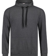 Adamo grote maat hoodie sweater donkergrijs model Athen
