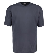 Adamo lengte maat ronde hals t-shirt donkergrijs extra lang