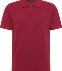 Mustang grote maat poloshirt korte mouw rood