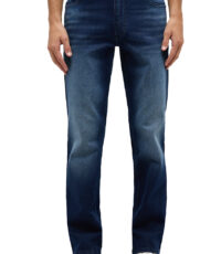 Mustang lengte maat jeans stretch dark stonewashed model Tramper