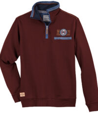 Redfield grote maat sweater bordeauxrood Yukon Canada