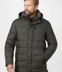 Redpoint grote maat parka winterjas groen met capuchon
