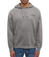 Mustang grote maat hoodie sweater grijs