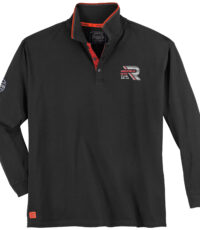 Redfield grote maat poloshirt lange mouw zwart NYC