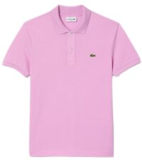 Lacoste grote maat poloshirt korte mouw roze
