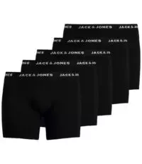Jack & Jones 5 stuks stretch boxershort's zwart