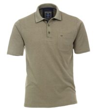 Redmond grote maat poloshirt met borstzakje groen