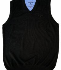 Sailing Comp. grote maat spencer zwart 50% wol en 50%acryl