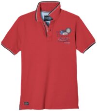Redfield grote maat poloshirt korte mouw rood Ocean Sailing