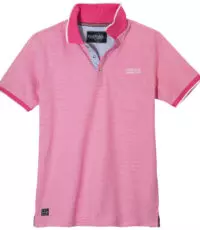 Redfield grote maat poloshirt korte mouw met borstzakje roze Nautical Supply