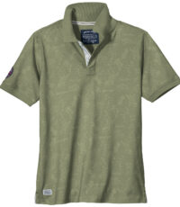 Redfield grote maat poloshirt korte mouw olijfgroen Paradise Beach design