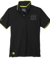 Redfield grote maat poloshirt korte mouw zwart Brooklyn NYC