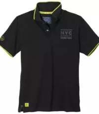 Redfield grote maat poloshirt korte mouw zwart Brooklyn NYC