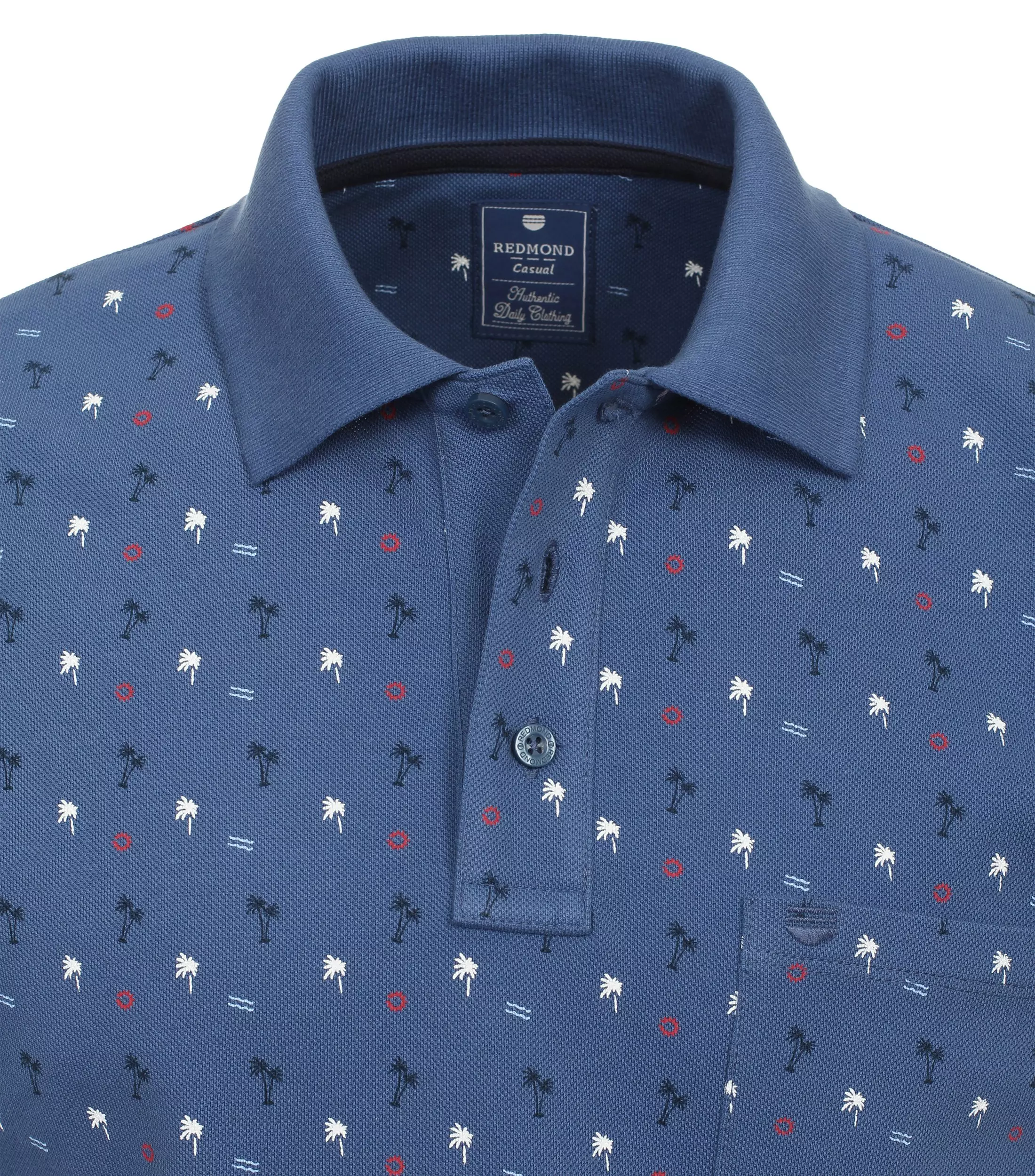 PARKLEES Urban Stijlvol, casual, business, slim fit overhemd voor heren met lange mouwen en borstzakje., Lichtgrijs, M