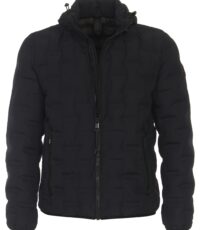 Casa Moda grote maat jack donkerblauw met afneembare capuchon
