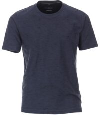 Casa Moda grote maat t-shirt blauw gemêleerd