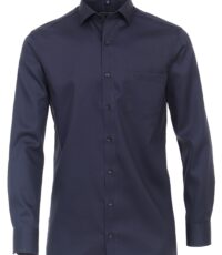 Casa Moda overhemd mouwlengte7 donkerblauw strijkvrij
