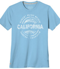 Redfield t-shirt grote maat lichtblauw California design