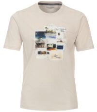 Casa Moda t-shirt grote maat beige Florida Southern Most