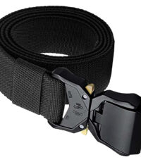 D555 stretch riem zwart met koppel gesp 2XL t/m 8XL
