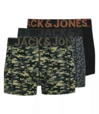 Jack & Jones 3 stuks stretch boxershort's uni en print